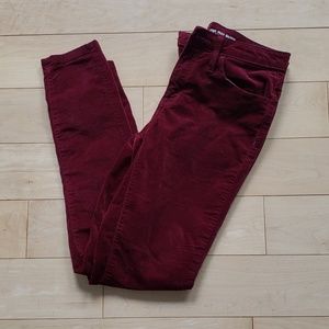 Mossimo Velvet Skinny Pants